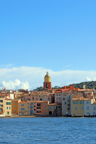 Saint-Tropez depuis la mer