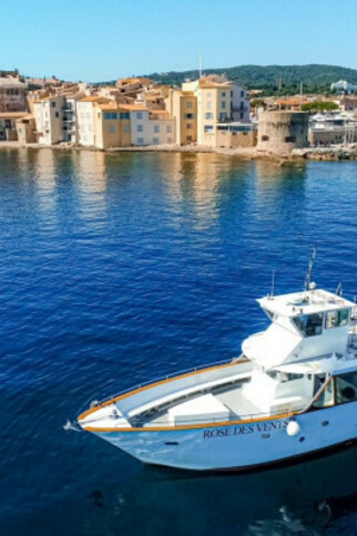 Boat trip 1 hour Saint-Tropez on the boat Rose des vents