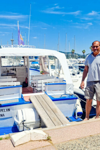 Balade en mer : circuit les Calanques Rayol, Cavalaire 1h10