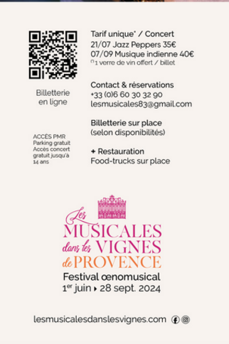 Les musicales dans les vignes