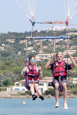 Parachute ascensionnel water glisse passion